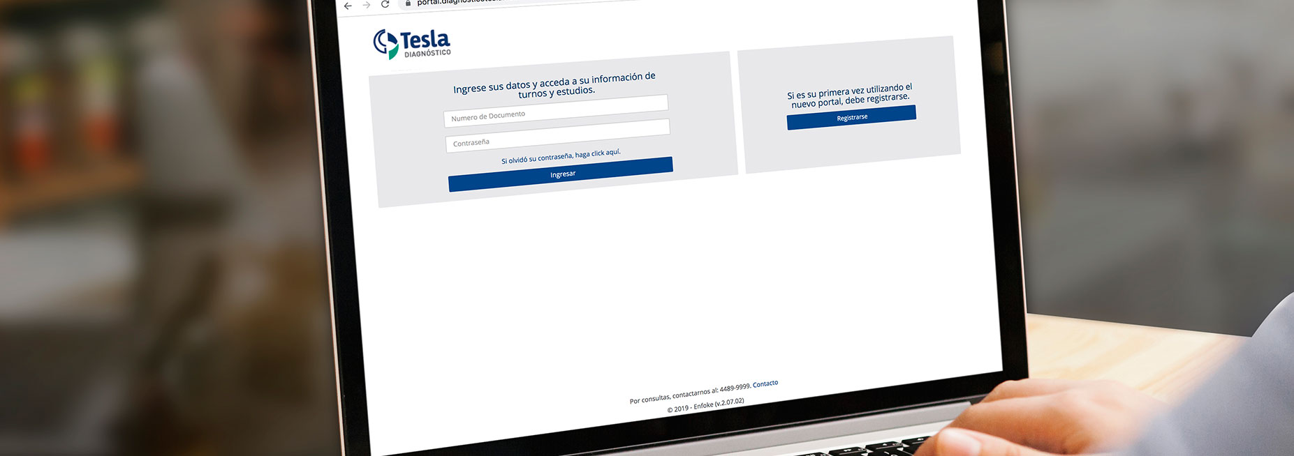 Datos para acceder a información de estudios - Diagnostico Tesla